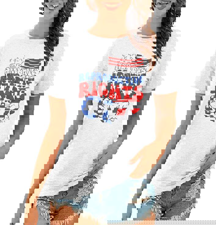 Stars Stripes Reproductive Rights Patriotic 4Th Of July  V18 Women T-shirt