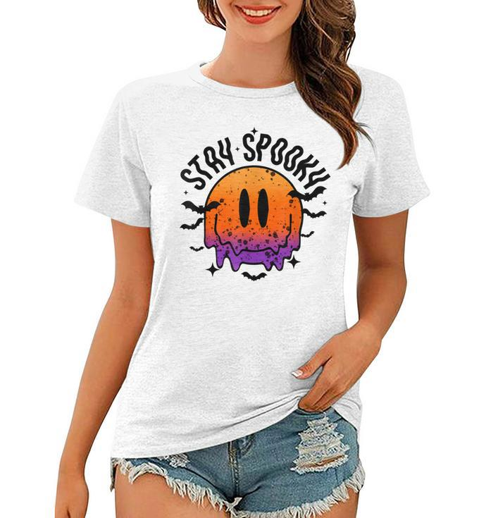 Stay Spooky Pumpkin Halloween   Women T-shirt