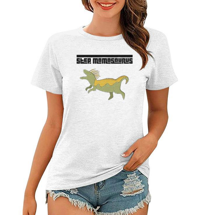 Step Momasaurus For Stepmothers Dinosaur Women T-shirt