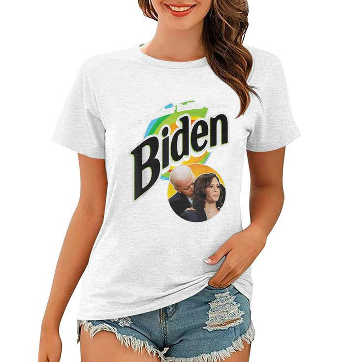 The Quicker Sniffer Upper Anti Biden Pro Trump Funny 21 Tshirt Women T-shirt