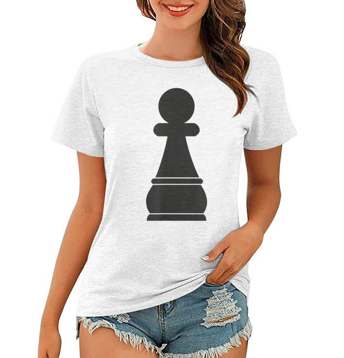 Unique Matching Family Chess Pawn Piece  Women T-shirt