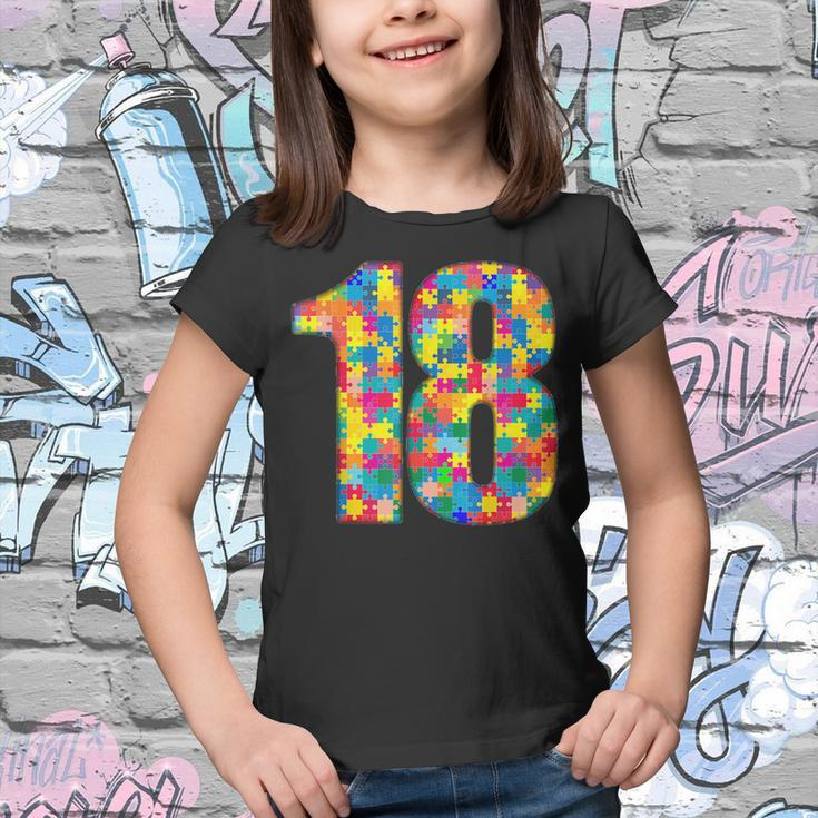 18 Years Old Gifts 18Th Birthday Autism Insert For Boy Girl Youth T-shirt
