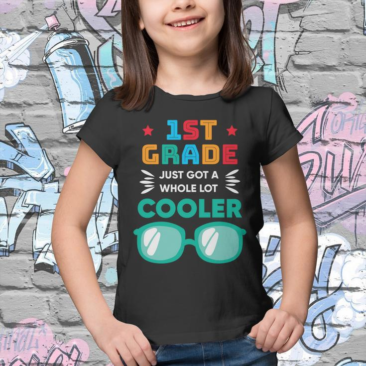 1St Grade Cooler Glassess Back To School First Day Of School Youth T-shirt