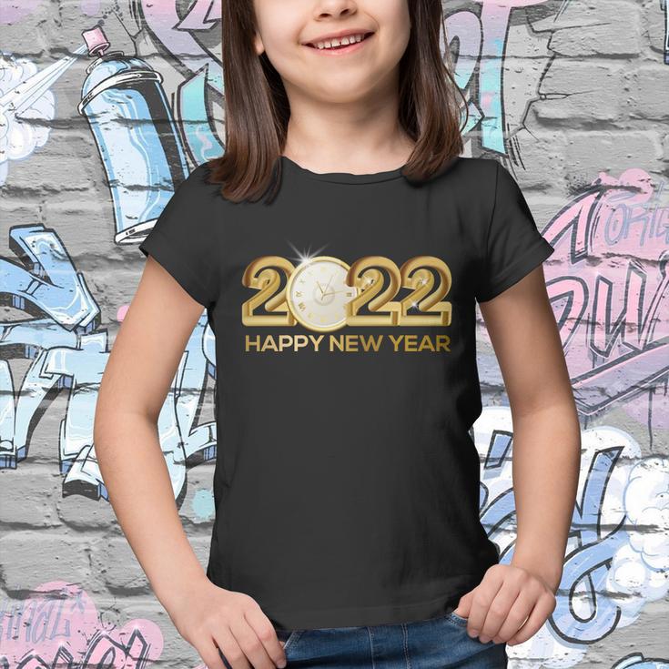 2022 Happy New Year Golden Logo Youth T-shirt