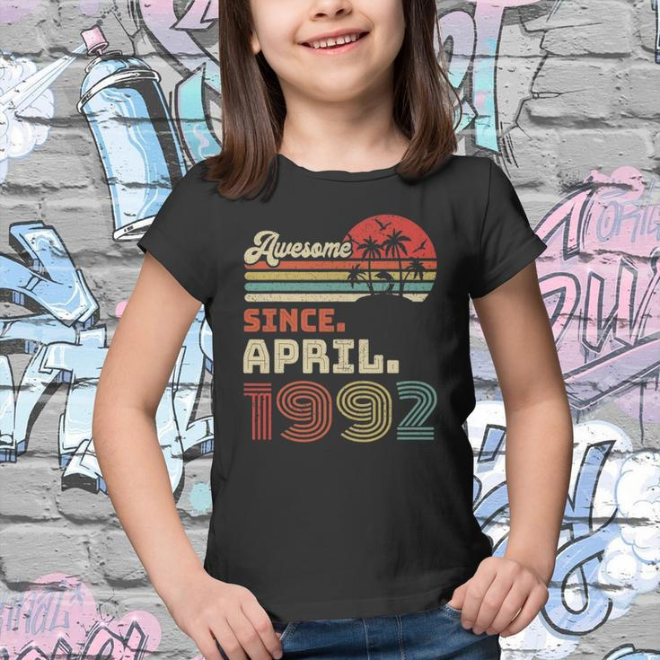 31 Years Old Awesome Since April 1992 31St Birthday Youth T-shirt