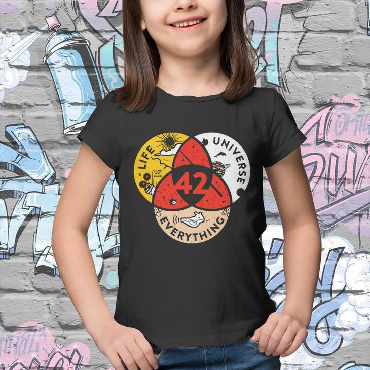 42 The Answer To Life The Universe And Everything Youth T-shirt