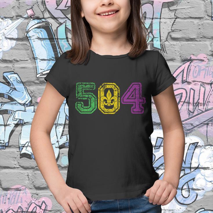 504 New Orleans Mardi Gras Youth T-shirt