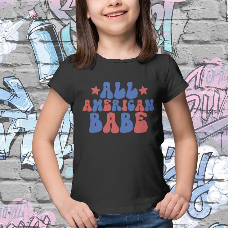 All American Babe 4Th Of July Youth T-shirt