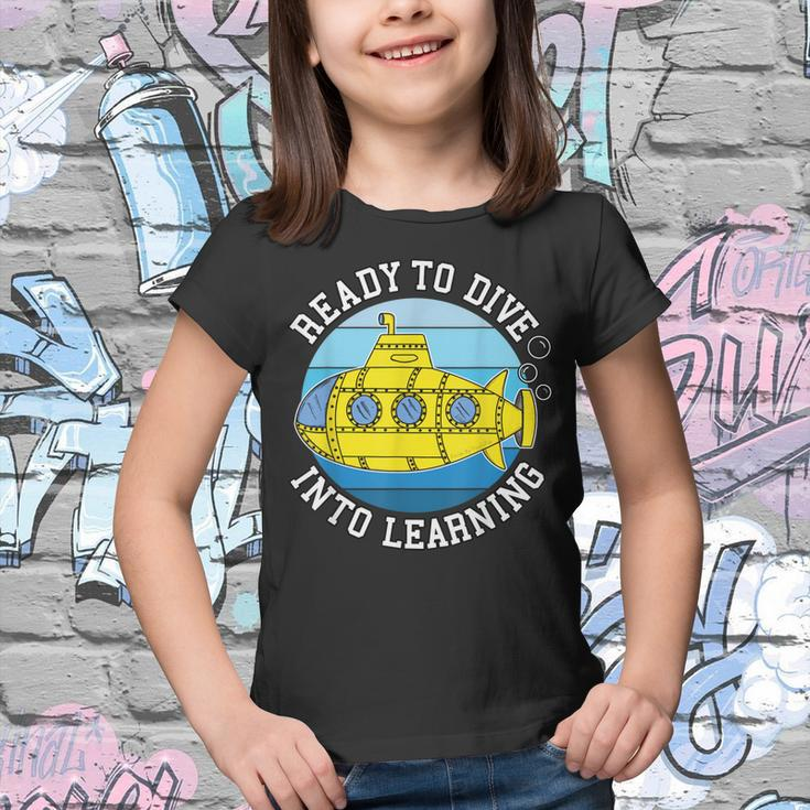 Back To School Submarine Ready To Dive Into Learning Youth T-shirt