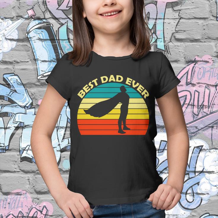 Best Dad Ever Super Dad Hero Youth T-shirt