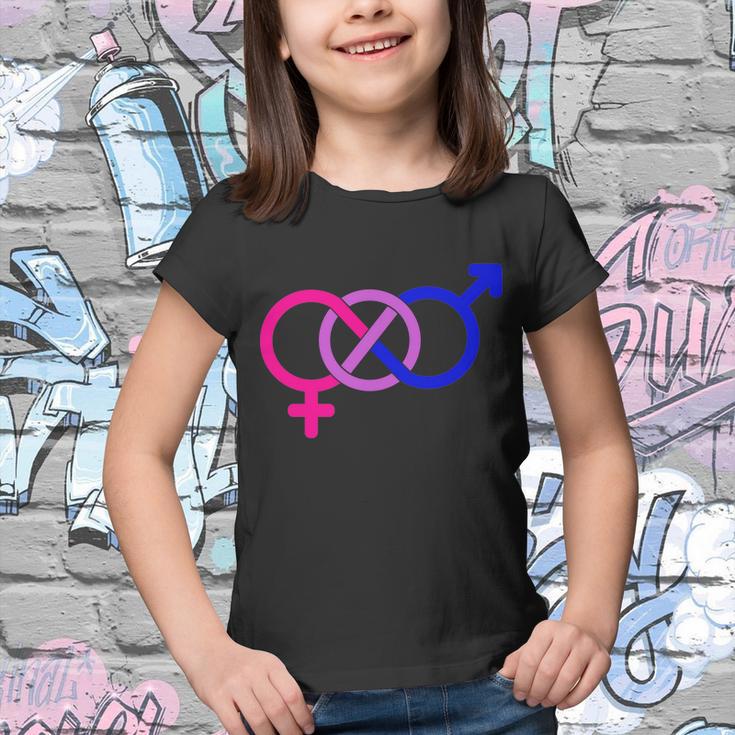 Bisexual Bi Pride Shirt Gay Parade Lgbtq Tshirt Youth T-shirt