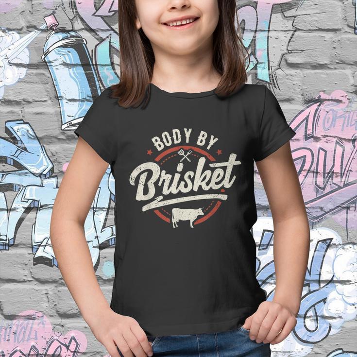 Body By Brisket Backyard Cookout Bbq Grill Youth T-shirt