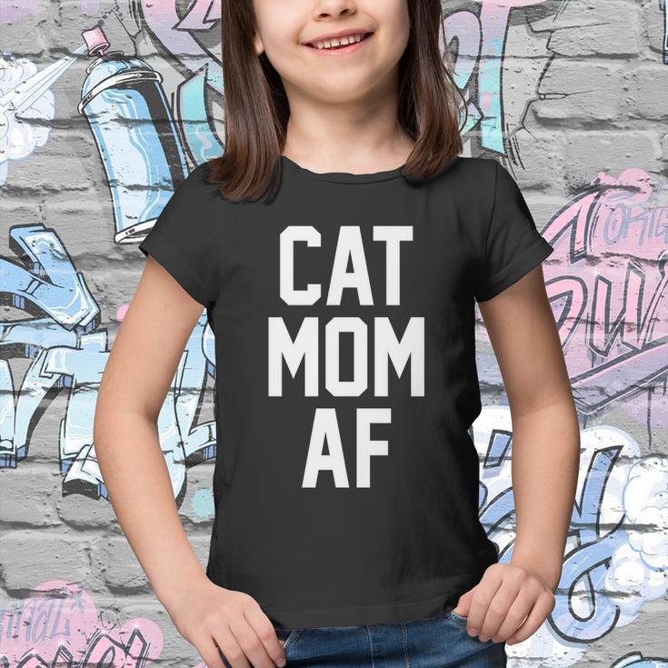 Cat Mom Af Gift For Cat Moms Of Kitties Youth T-shirt