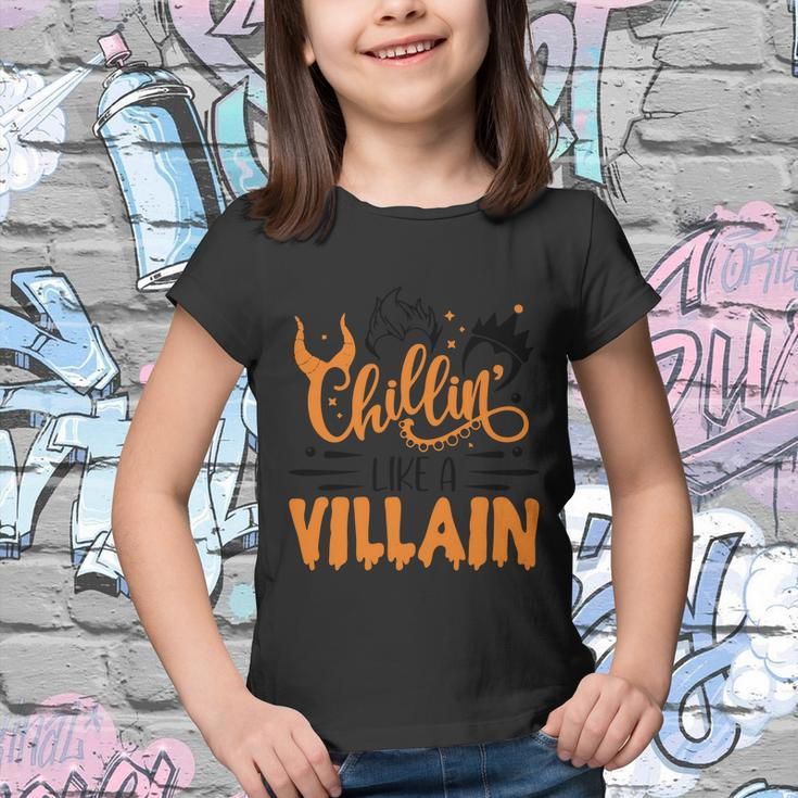 Chillin Like A Villain Halloween Quote Youth T-shirt