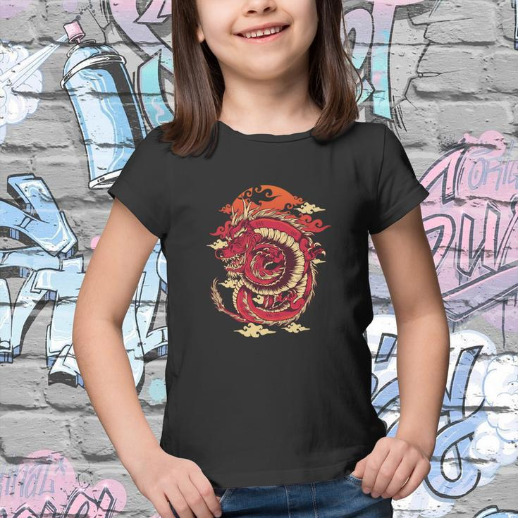 Cool Dragon Cloud Design Youth T-shirt