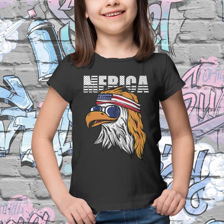 Cool Merica Eagle Mullet Usa 4Th Of July Gift Youth T-shirt