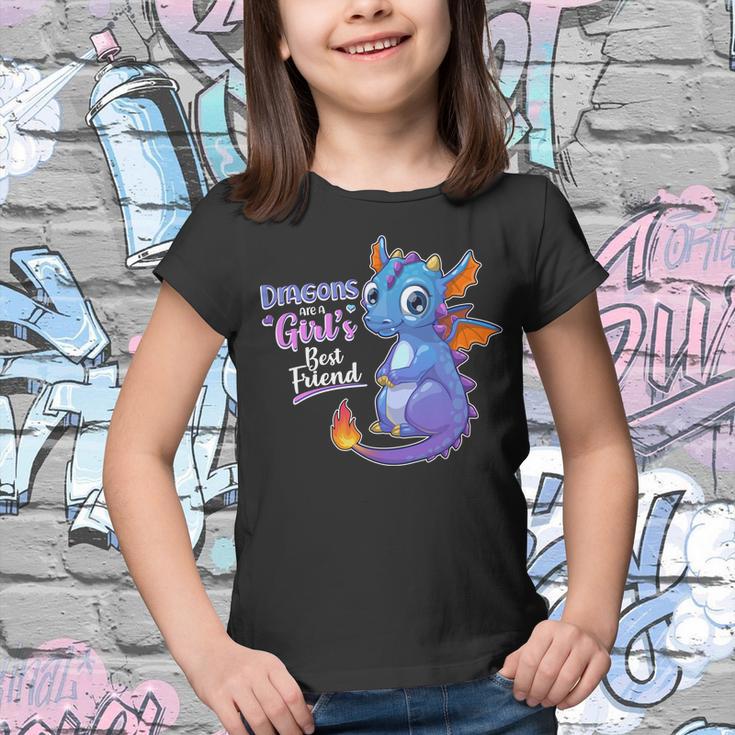 Cute Dragons Are A Girls Best Friend Youth T-shirt