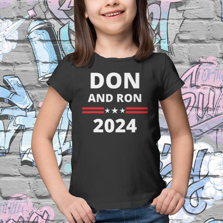 Don And Ron 2024 &8211 Make America Florida Republican Election Youth T-shirt