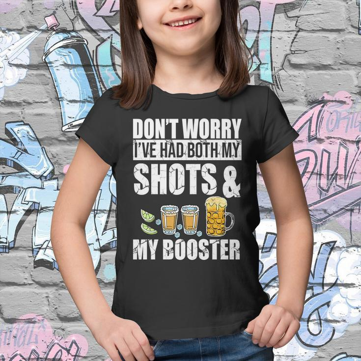 Dont Worry Had Both My Shots And Booster Funny Tshirt Youth T-shirt