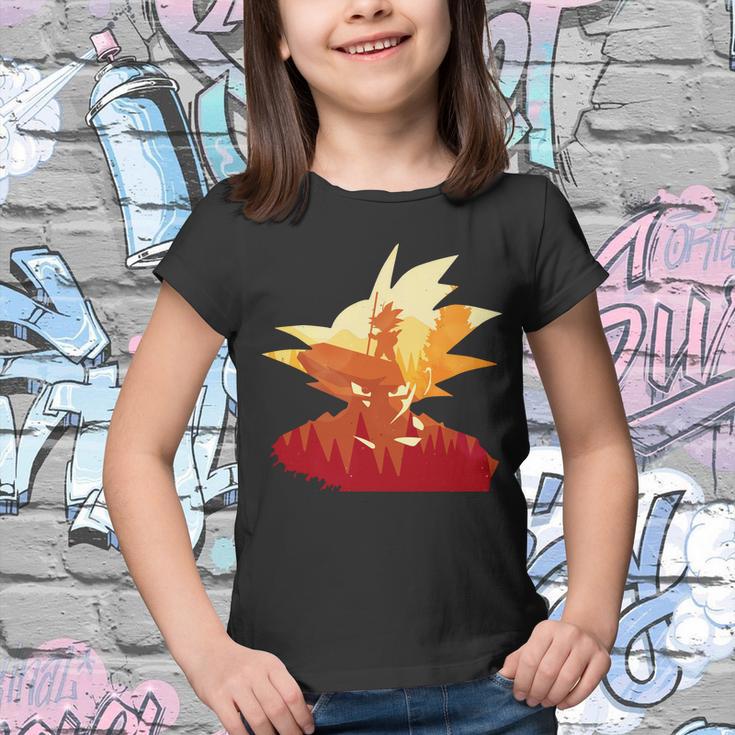 Dragon Fighter Silhouette Illustration Tshirt Youth T-shirt