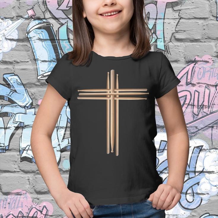 Drumsticks Cross Tshirt Youth T-shirt