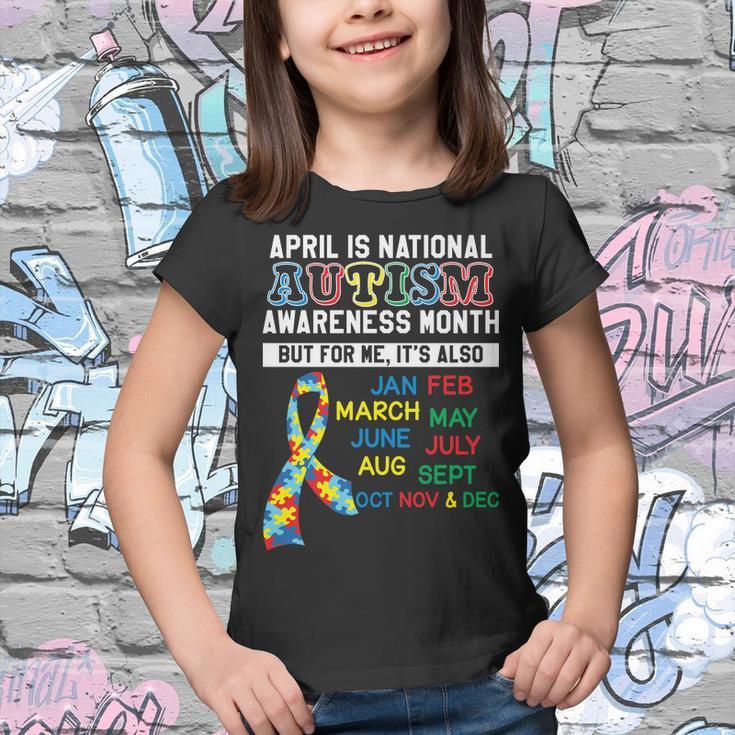 Every Month Is Autism Month Youth T-shirt