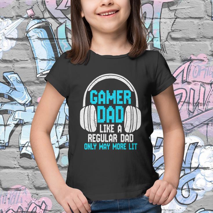 Fathers Day Funny Gamer Dad Youth T-shirt