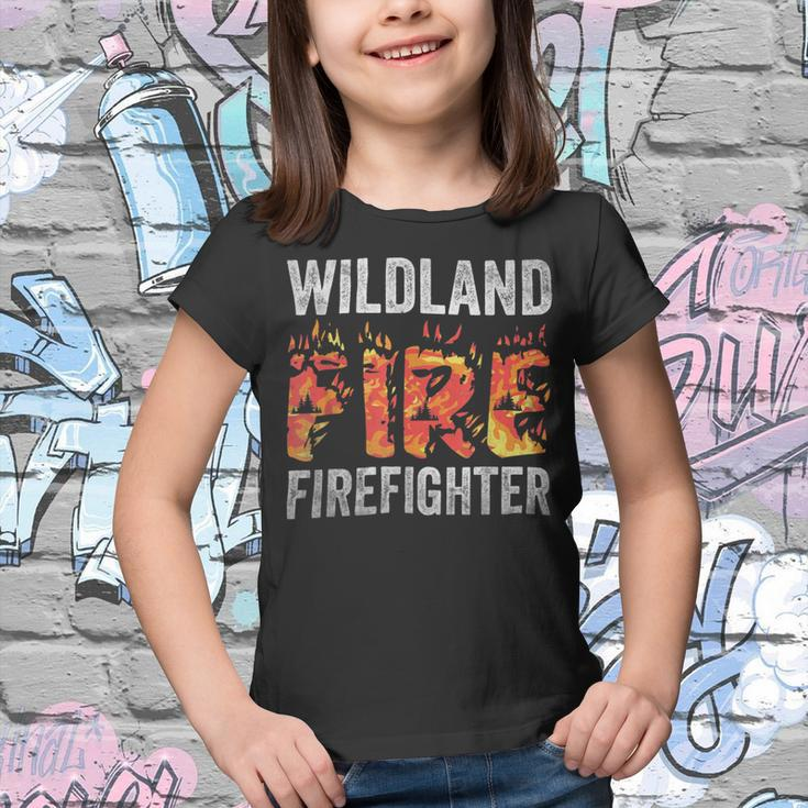 Firefighter Wildland Fire Rescue Department Firefighters Firemen V2 Youth T-shirt