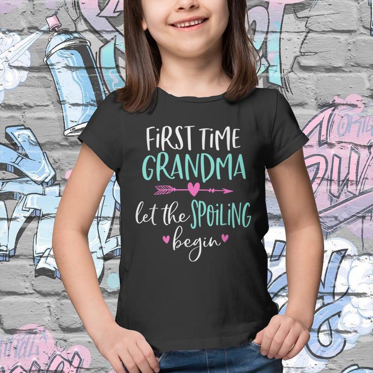 First Time Grandma Let The Spoiling Begin New 1St Time Tshirt Youth T-shirt