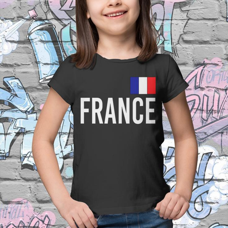 France Team Flag Logo Tshirt Youth T-shirt
