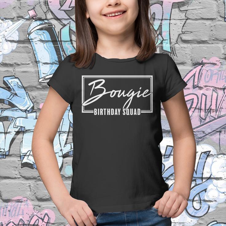 Funny Bougie Birthday Squad Matching Group Shirts Youth T-shirt