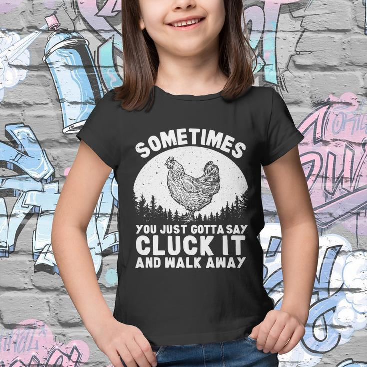 Funny Chicken Art For Chicken Lover Hen Farmer Youth T-shirt