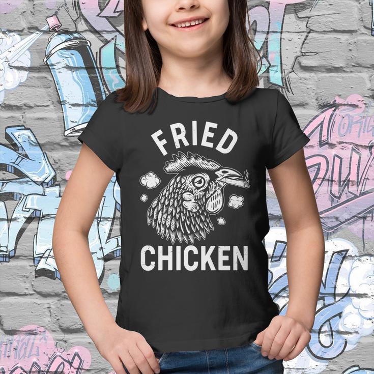 Funny Fried Chicken Smoking Joint Youth T-shirt