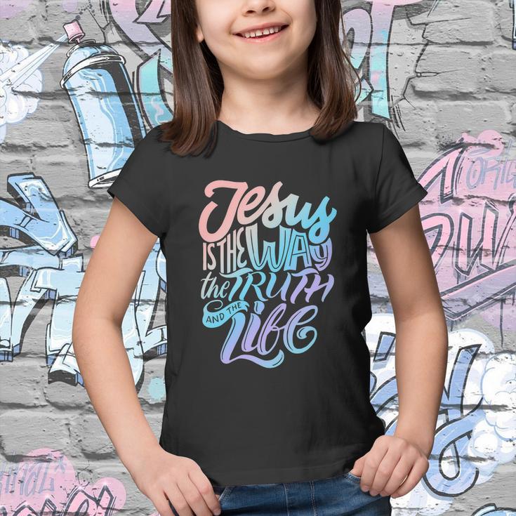 Funny Jesus Way Truth And Life Christian Bible Youth T-shirt