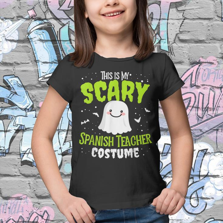 Funny Spanish Teacher Halloween School Nothing Scares Easy Costume Youth T-shirt