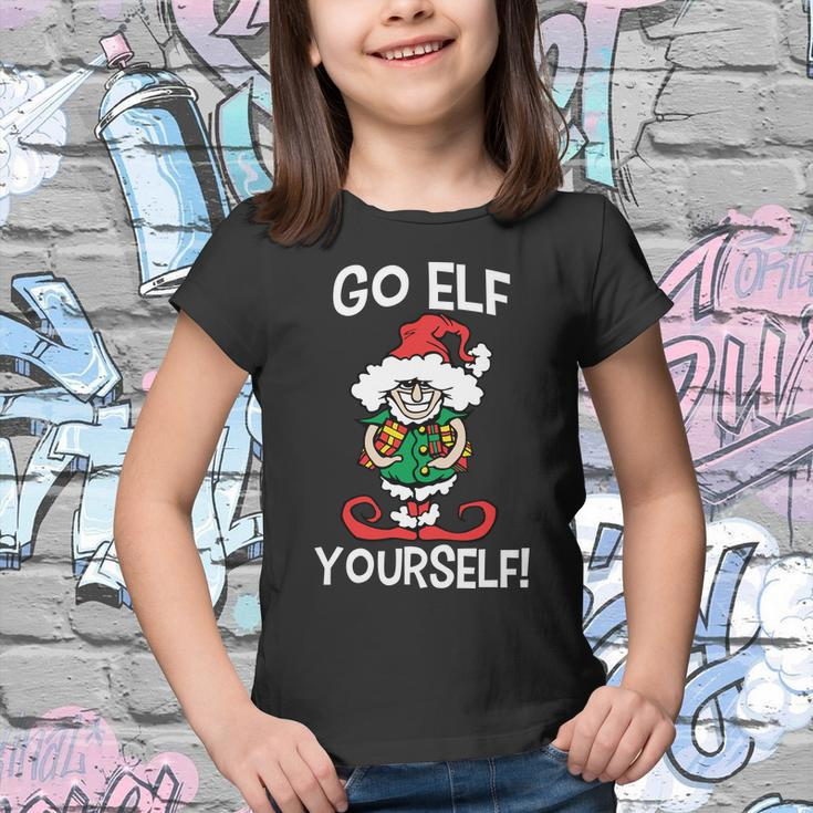 Go Elf Yourself Funny Christmas Tshirt Youth T-shirt