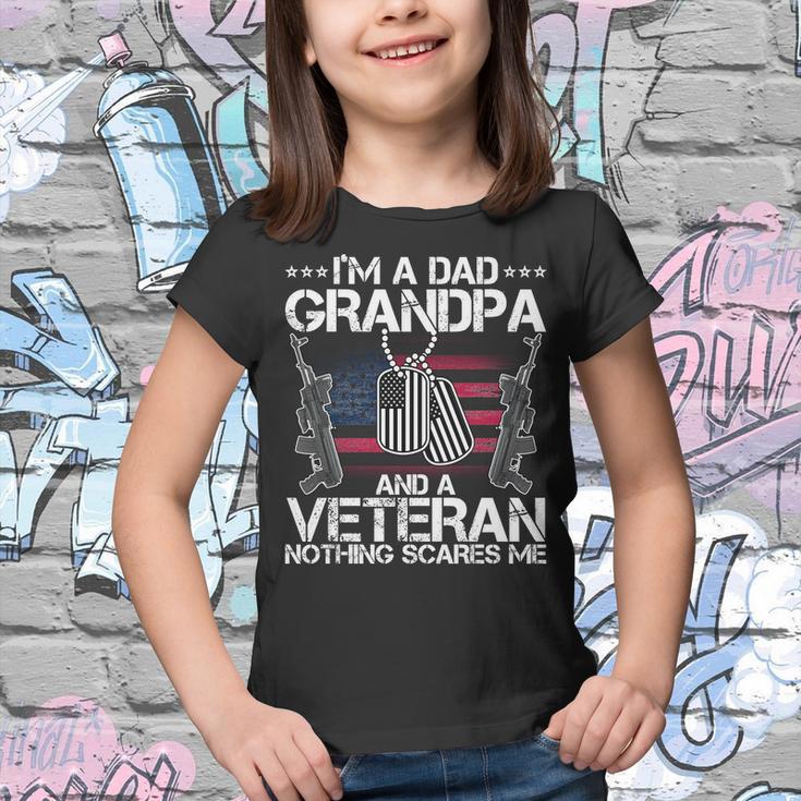 Grandpa Veteran Nothing Scares Me Tshirt Youth T-shirt