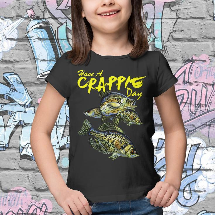 Have A Crappie Day Panfish Funny Fishing Tshirt Youth T-shirt