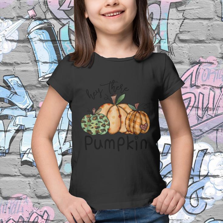 Hey There Pumpkin Thanksgiving Quote Youth T-shirt