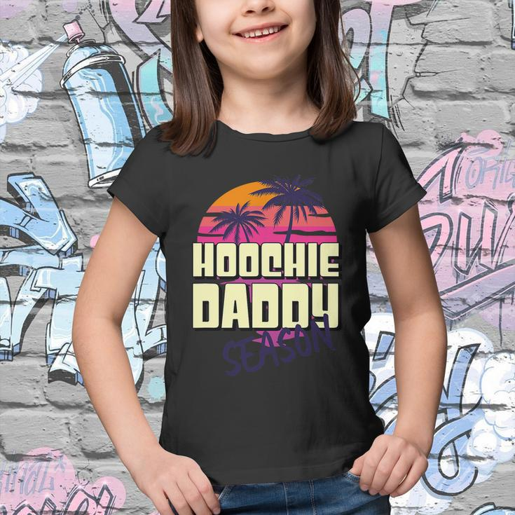 Hoochie Daddy Season Summer Beach Retro Fathers Day Gift Youth T-shirt