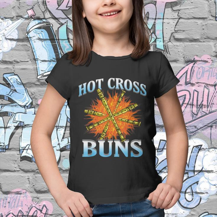 Hot Cross Buns Funny Trendy Hot Cross Buns Graphic Design Printed Casual Daily Basic V3 Youth T-shirt