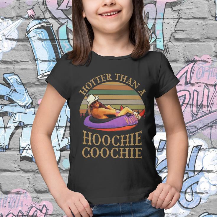 Hotter Than A Hoochie Coochie Daddy Vintage Retro Country Music Youth T-shirt