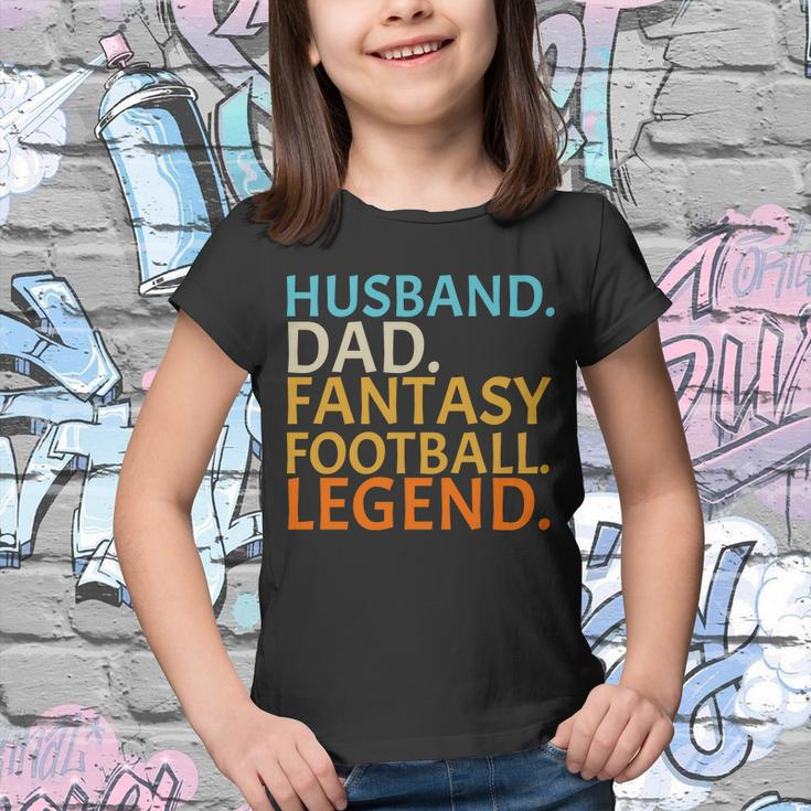 Husband Dad Fantasy Football Legend Youth T-shirt