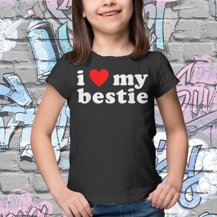 I Love My Bestie Best Friend Bff Cute Matching Friends Heart Youth T-shirt