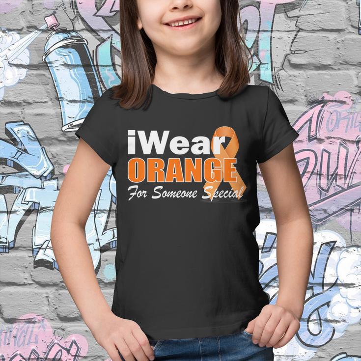 I Wear Orange For Someone I Love Leukemia Tshirt Youth T-shirt