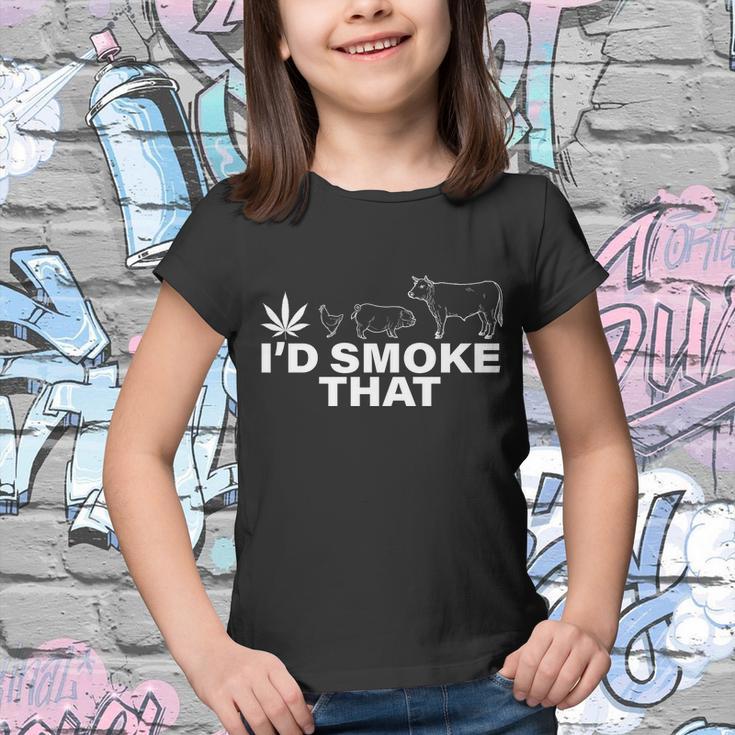 Id Smoke That Pot Head Marijuana Tshirt Youth T-shirt