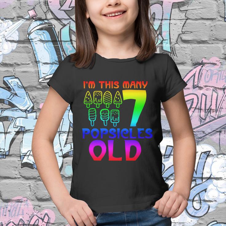 Im This Many Popsicles Old Funny Birthday For Men Women Great Gift Youth T-shirt