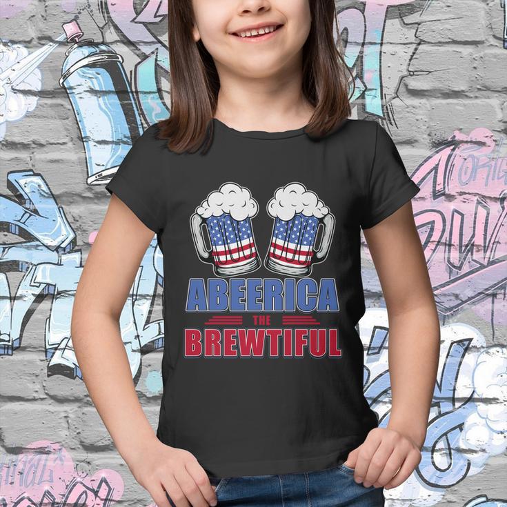 Independence Day Abeerica The Brewtiful 4Th Of Juli Ing Gift Youth T-shirt