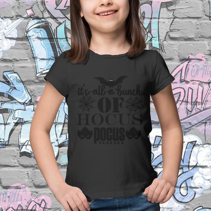 Its All A Bunch Hocus Pocus Halloween Quote Youth T-shirt