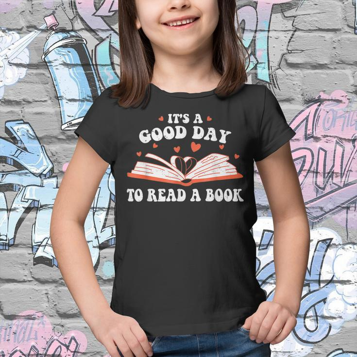 Its Good Day To Read Book Funny Library Reading Lovers Youth T-shirt